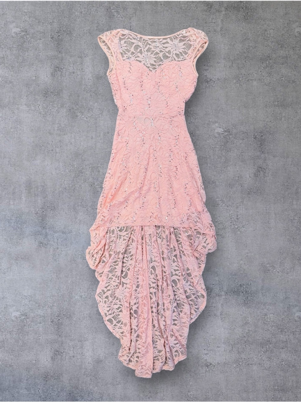 High to low Pink Cocktail/Prom Dress